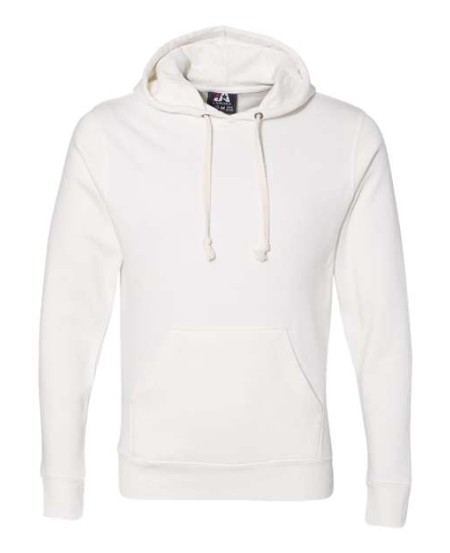 J. America 8871 Men's Triblend Fleece Hooded Sweatshirt – 7.5 oz. Men's pullover hoodie | XS–3XL