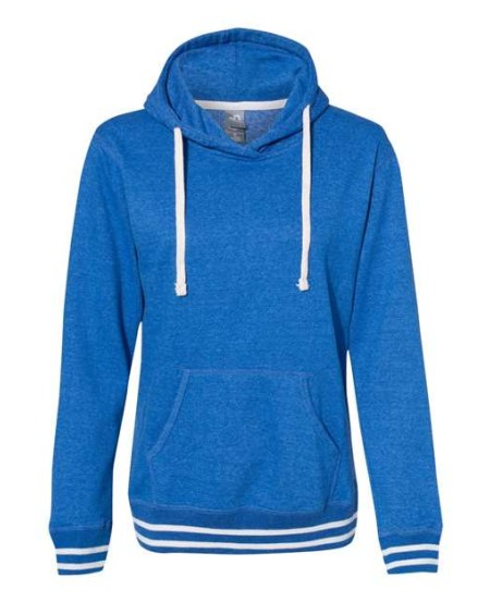 J. America 8651 Women's Relay Hooded Sweatshirt – 6.5 oz. Women's Pullover hoodie | S–2XL