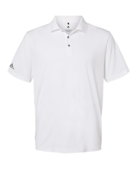 Adidas A230 Men's Performance Polo – 3.8 oz. 100% Recycled Polyester UPF 50+ Ribbed Knit Collar Polo | XS–4XL