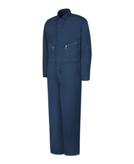 Red Kap CT30T Men's Tall Insulated Twill Coverall – 7.25 oz. 65/35 Twill Shell, Quilted | Tall Sizes