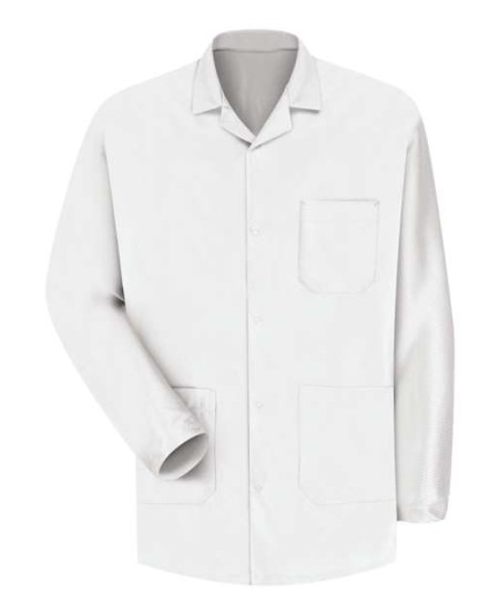 Red Kap KK26 Unisex ESO Anti-Static Counter ESD Jacket – 4 oz. 94/6 Texturized Poly/Carbon Nylon, ESD STM 2.1-2013