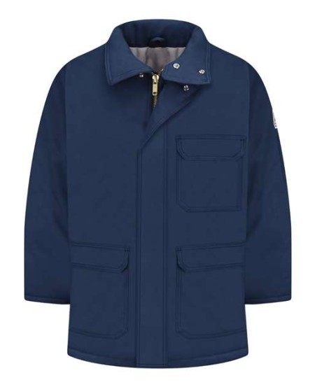 Bulwark JLP8 Men's Heavyweight Insulated Deluxe Parka Jacket – EXCEL FR ComforTouch 7 oz. Shell with 12 oz. Modacrylic Insulation | S–3XL
