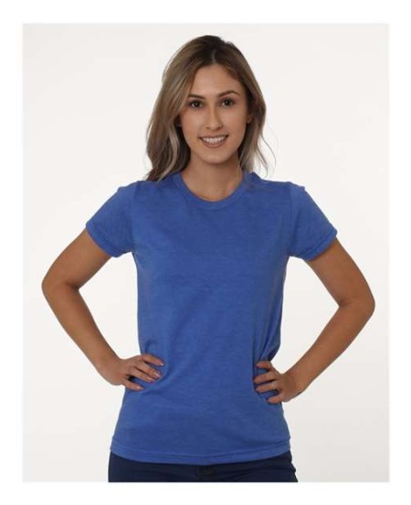 Bayside 5810 Women's USA-Made Triblend T-Shirt – 4.2 oz. 50/38/12 Poly/Cotton/Rayon Women's Triblend Tee | S–2XL
