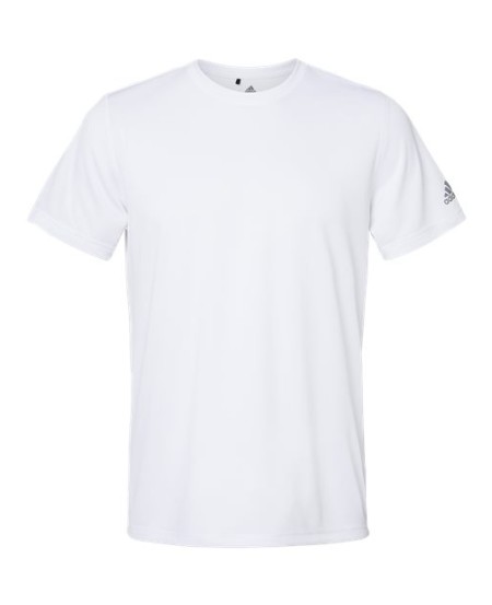 Adidas A376 Men's Sport T-Shirt – 6.1 oz. 100% Recycled Polyester UPF 50+ Crewneck Performance Tee | S–4XL