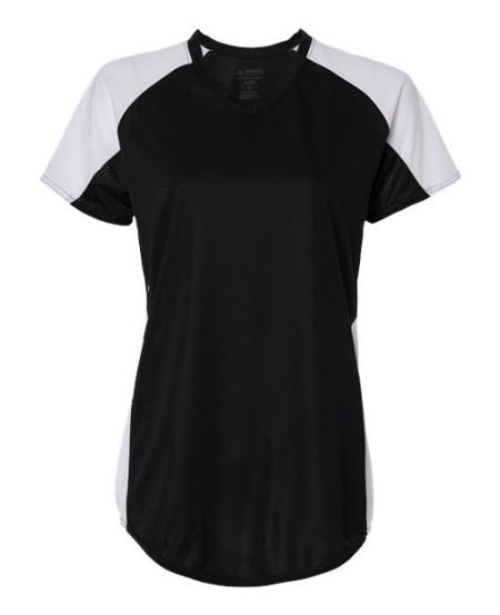 Augusta Sportswear 1522 Women's Cutter Jersey – Moisture-Wicking Polyester Softball Jersey with Mesh Underarms | S–2XL