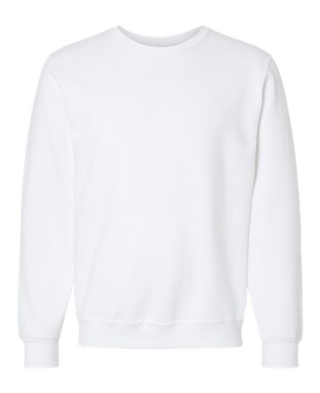 JERZEES 701MR Unisex Eco Premium Blend Ring-Spun Crewneck Sweatshirt – 8.4 oz. Unisex crewneck sweatshirt | S–3XL