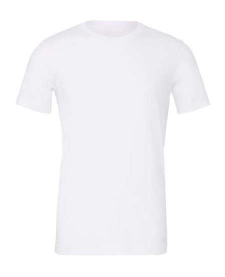 BELLA + CANVAS 3001CVC Unisex Heather CVC Jersey Tee – 4.2 oz. 52/48 Airlume Cotton/Poly Heather Short-Sleeve Tee | XS–3XL