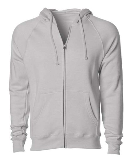 Independent Trading Co. PRM33SBZ Unisex Special Blend Raglan Full-Zip Hooded Sweatshirt – 8 oz. Unisex Full-zip hoodie | XS–3XL
