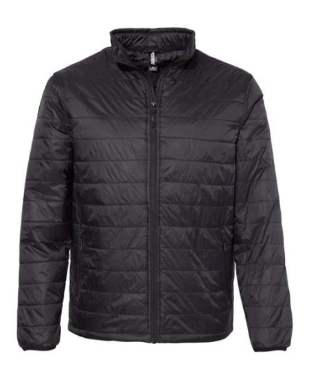 Independent Trading Co. EXP100PFZ Men's Puffer Jacket –  Men's Full-zip puffer jacket | S–3XL