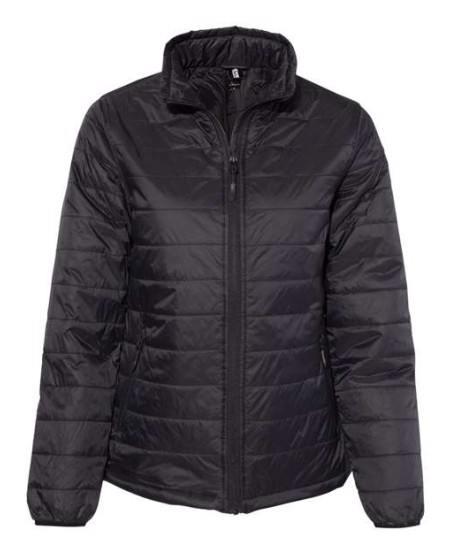 Independent Trading Co. EXP200PFZ Women's Puffer Jacket –  Women's Full-zip puffer jacket | XS–2XL