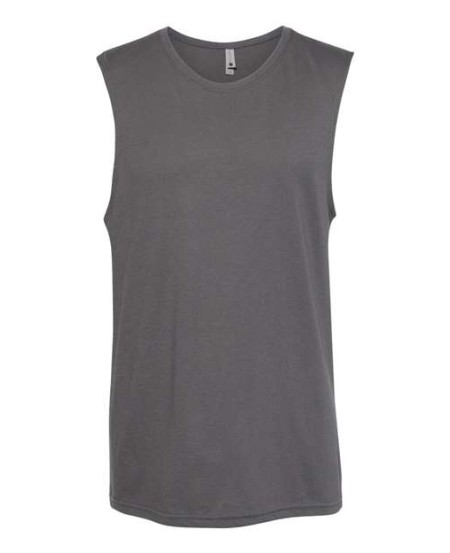 Next Level 6333 Men's Lightweight Cotton/Poly Muscle Tank – 4 oz. 60/40 Cotton/Poly Men's Sleeveless Tank Top | XS–2XL