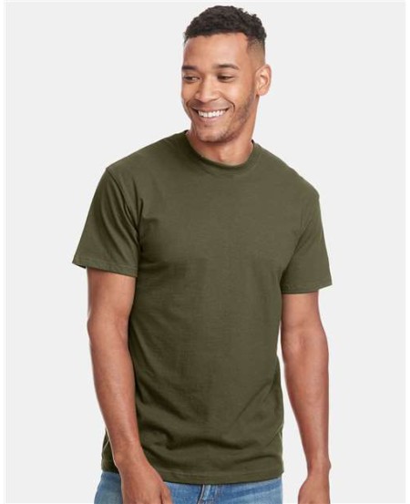 Next Level 7410S Unisex Power Crewneck Tee – 5.2 oz. Pre-Washed Combed Ring-Spun Cotton Crew Neck Tee | XS–3XL