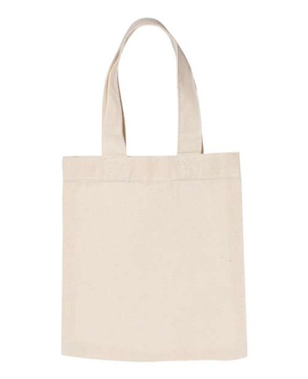 OAD OAD115 Small Canvas Tote – 6 oz. 100% Cotton Canvas Small Tote | 8