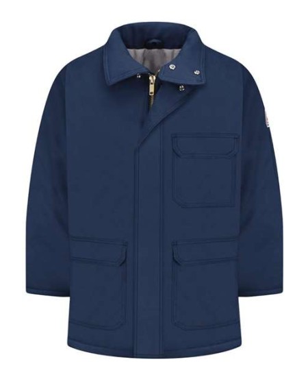Bulwark JLP8T Men's Tall Heavyweight Insulated Deluxe Parka Jacket – EXCEL FR ComforTouch 7 oz. Shell | Tall Sizes