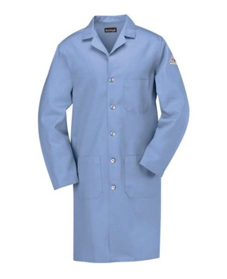 Bulwark KEL2 Men's FR Lab Coat – EXCEL FR 7 oz. 100% Cotton | ATPV 7.7 cal/cm² CAT 1 | NFPA 2112