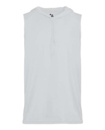 Badger 2108 Youth B-Core Sleeveless Hooded T-Shirt – 3.5 oz. 100% Polyester Moisture-Management Youth Sleeveless Performance Hood | XS–XL