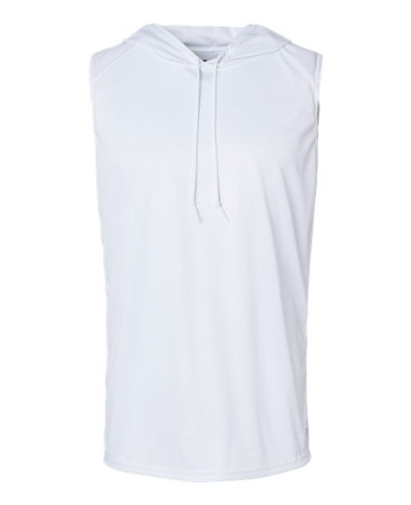 Badger 4108 Men's B-Core Sleeveless Hooded T-Shirt – 3.5 oz. 100% Polyester Hooded Tank Top | XS–4XL