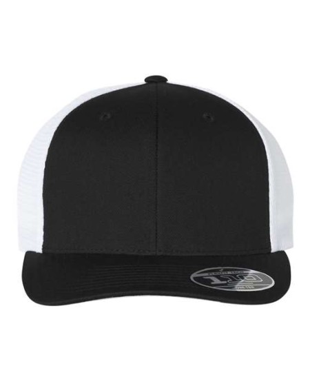 Flexfit 110M 110® Mesh-Back Cap – 56/44 Polyester/Cotton (Transitioning to 74/26) | Structured Six-Panel | Flexfit® Tech + Snapback | OEKO-TEX Certified