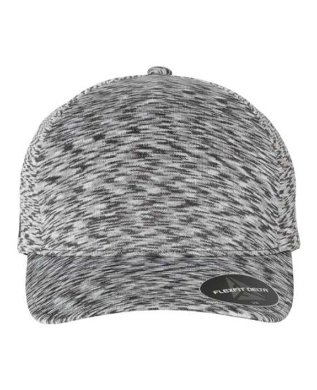 Flexfit 280 Delta® Seamless Unipanel Cap – 100% Polyester | Seamless Front UNIPANELS | 3-Layer Antibacterial Stain-Resistant Sweatband | Permacurv® Visor | Hard Buckram Front