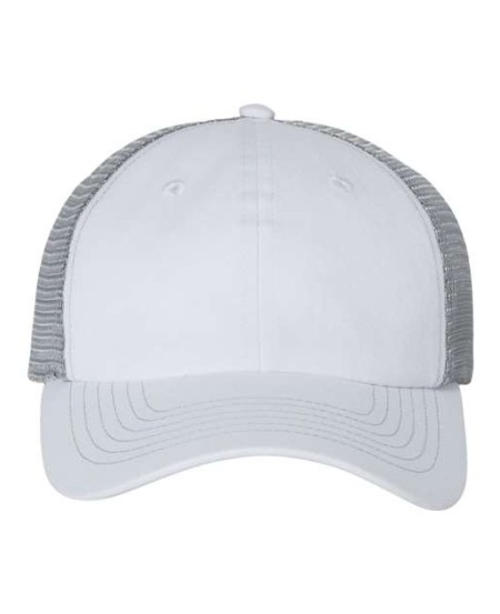 Valucap 3100 Contrast-Stitch Mesh-Back Cap – 55/45 Cotton/Polyester Bio-Washed Twill | Unstructured Low-Profile