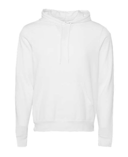 BELLA + CANVAS 3719 Unisex Sponge Fleece Pullover Hoodie Sweatshirt – 8 oz. 52/48 Airlume Cotton/Poly Sponge Fleece Hoodie | XS–3XL