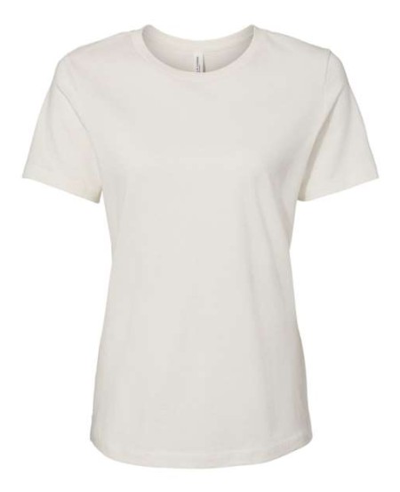 BELLA CANVAS 6400 Women's Relaxed Jersey Short Sleeve Tee – 4.2 oz. 100% Airlume Cotton Relaxed-Fit Women's Crew Tee | Multiple Colorways