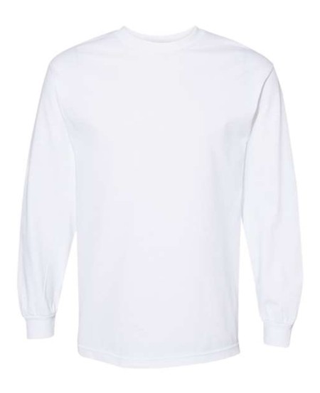 American Apparel 1304 Unisex Heavyweight Cotton Long Sleeve Tee – 6 oz. 100% US Cotton Relaxed Fit with Rib Cuffs | S–3XL