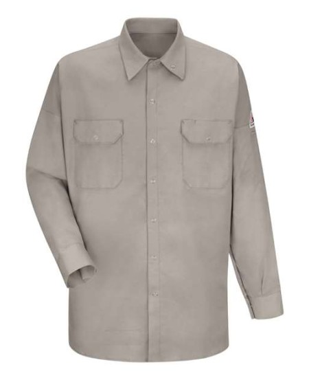 Bulwark SWW2 Men's FR Welding Work Shirt – EXCEL FR 7 oz. Cotton Shell + TUFFWELD® 8.5 oz. Sleeve Lining | ATPV 7.7 CAT 1