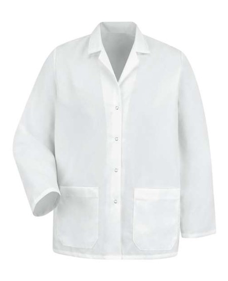 Red Kap KP17 Women's Specialized Lapel Counter Coat – 5 oz. 80/20 Poly/Cotton, 4-Gripper, 28