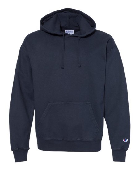 Champion CD450 Unisex Garment-Dyed Hooded Sweatshirt – 10 oz. 90/10 Cotton/Polyester No-Shrink Garment-Dyed Hoodie