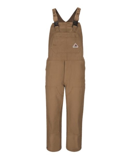 Bulwark BLF6 Men's Knee Zip Bib Coverall – Cannonball® 13 oz./yd² 100% Cotton FR Duck with Knee-High Leg Zippers
