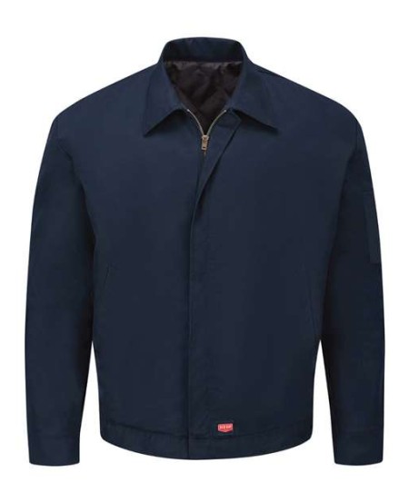 Red Kap JY20 Unisex Performance Crew Jacket – 6.5 oz. 70/28/2 Stretch Twill Ripstop, DWR, Slim Fit | S–3XL