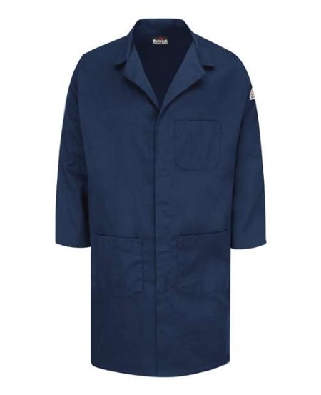 Bulwark KLL6 Men's FR Concealed Snap Lab Coat – EXCEL FR ComforTouch 6 oz. 88/12 Cotton/Nylon | CAT 2