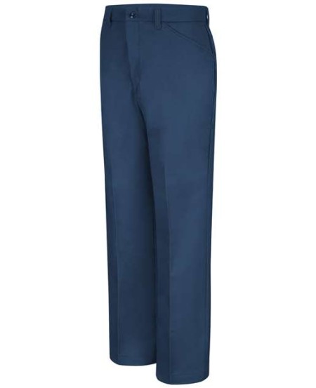 Red Kap PT50 Men's Jean Cut Work Pants – 7.5 oz. 65/35 Poly/Cotton, Jean-Style Waistband, Double-Needle Patch Pockets