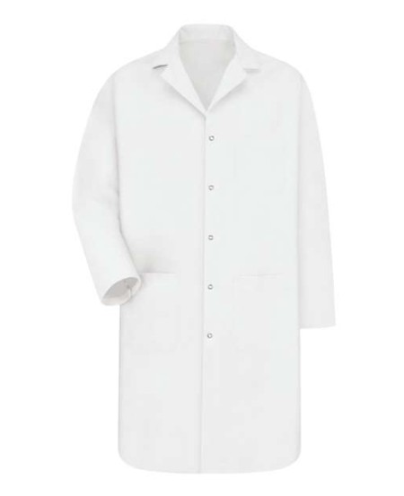 Red Kap KP18T Unisex Tall Gripper Front Lab Coat – 5 oz. 80/20 Poly/Cotton Poplin | Tall LT–XLT
