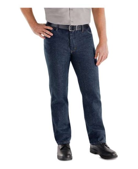 Red Kap PD52 Men's Classic Rigid Work Jeans – 13.75 oz. 100% Cotton Heavyweight Denim, 5-Pocket, No Rivets