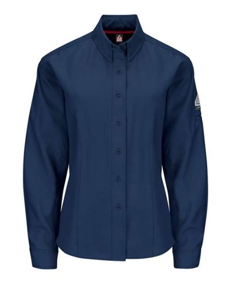 Bulwark QS41 Women's iQ Series® Endurance FR Work Shirt – Westex G2™ 6.9 oz. 65/35 Cotton/Poly Ripstop | ATPV 9.0 CAT 2