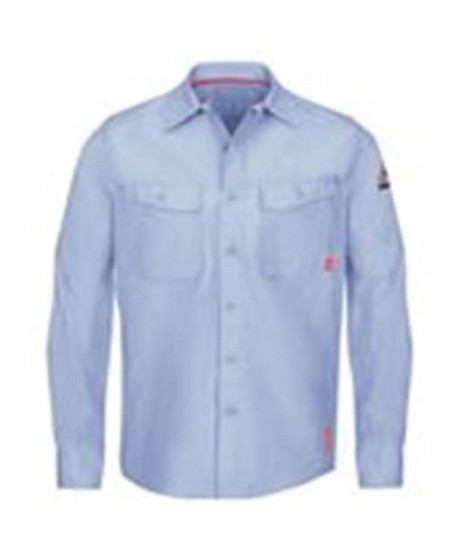 Bulwark QS40T Men's Tall iQ Series® Endurance FR Work Shirt – Westex G2™ 6.9 oz. 65/35 Cotton/Poly | ATPV 9.0 CAT 2 Tall