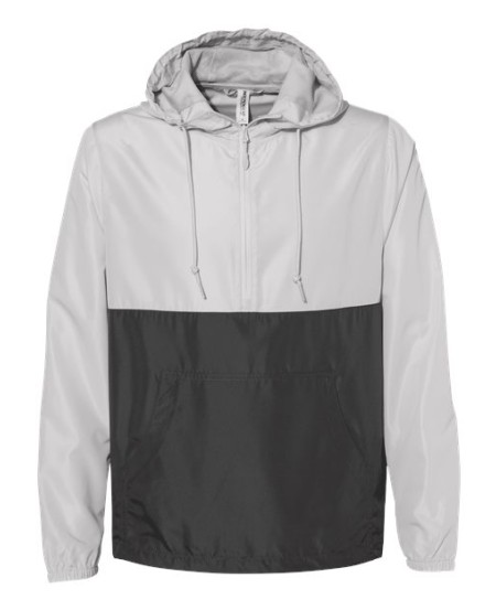 Independent Trading Co. EXP54LWP Unisex Lightweight Quarter-Zip Pullover Windbreaker Jacket – 2.5 oz. Unisex Quarter-zip windbreaker pullover | XS–3XL
