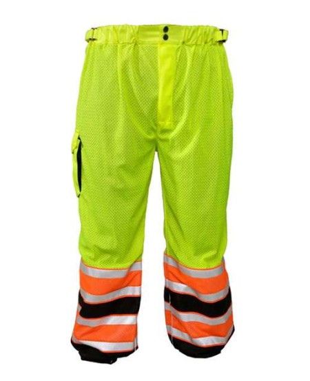 Kishigo 3173 Men's Premium Brilliant Series Ultimate Reflective Mesh Pants – Men's Safety Pants | S/M–2XL/4XL (dual sizes) | ANSI/ISEA 107 Class E Compliant