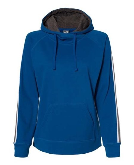 J. America 8642 Women's Rival Fleece Hooded Sweatshirt – 8 oz. Women's Pullover hoodie | S–2XL