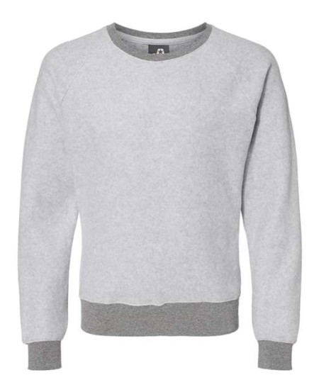 J. America 8710 Unisex Flip Side Fleece Crewneck Sweatshirt – 7 oz. Unisex Crewneck sweatshirt | XS–3XL