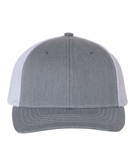 Richardson 112Y Youth Trucker Snapback Cap - 60/40 Cotton/Polyester, Mid Pro, Youth Fit | Y (6-3/8 to 6-5/8 inches)