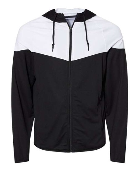 Badger 7722 Men's Spirit Outer-Core Jacket – 100% Polyester Full-Zip Warm-Up Jacket with Contrast Inserts | XS–4XL