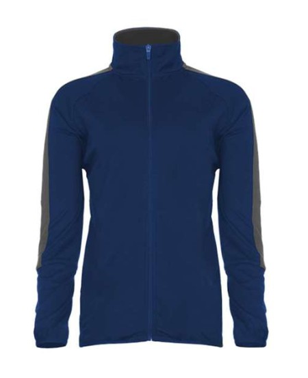 Badger 7921 Women's Blitz Outer-Core Jacket – 100% Polyester Full-Zip Women's Warm-Up Jacket with Contrast Inserts | XS–2XL