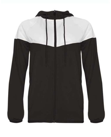 Badger 7922 Women's Sprint Outer-Core Jacket – 100% Polyester Hooded Full-Zip Women's Warm-Up Jacket | XS–2XL