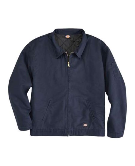 Dickies LJ53 Men’s Industrial Duck Jacket – 10 oz. 75/25 Cotton/Polyester Duck Shell with Nylon/Polyurethane Lining