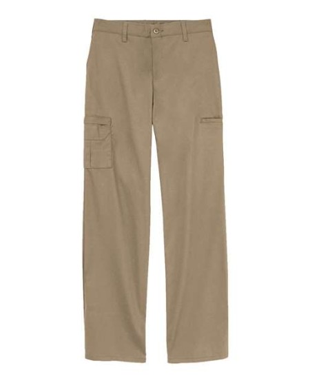 Dickies FP23 Women’s Premium Cargo Pants – 6.75 oz. 65/35 Polyester/Cotton Twill Stain-Release Cargo Work Pants