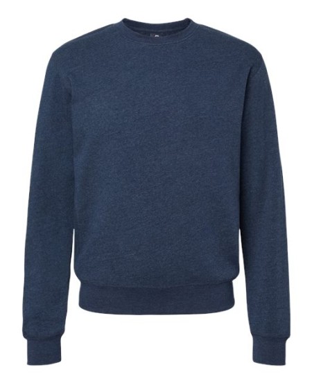 J. America 8870 Unisex Triblend Fleece Crewneck Sweatshirt – 7.5 oz. Unisex crewneck sweatshirt | S–3XL