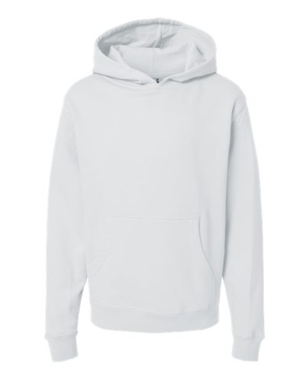 Independent Trading Co. SS4001Y Youth Midweight Hooded Sweatshirt – 8.5 oz. Youth Pullover hoodie | S–XL (Youth)